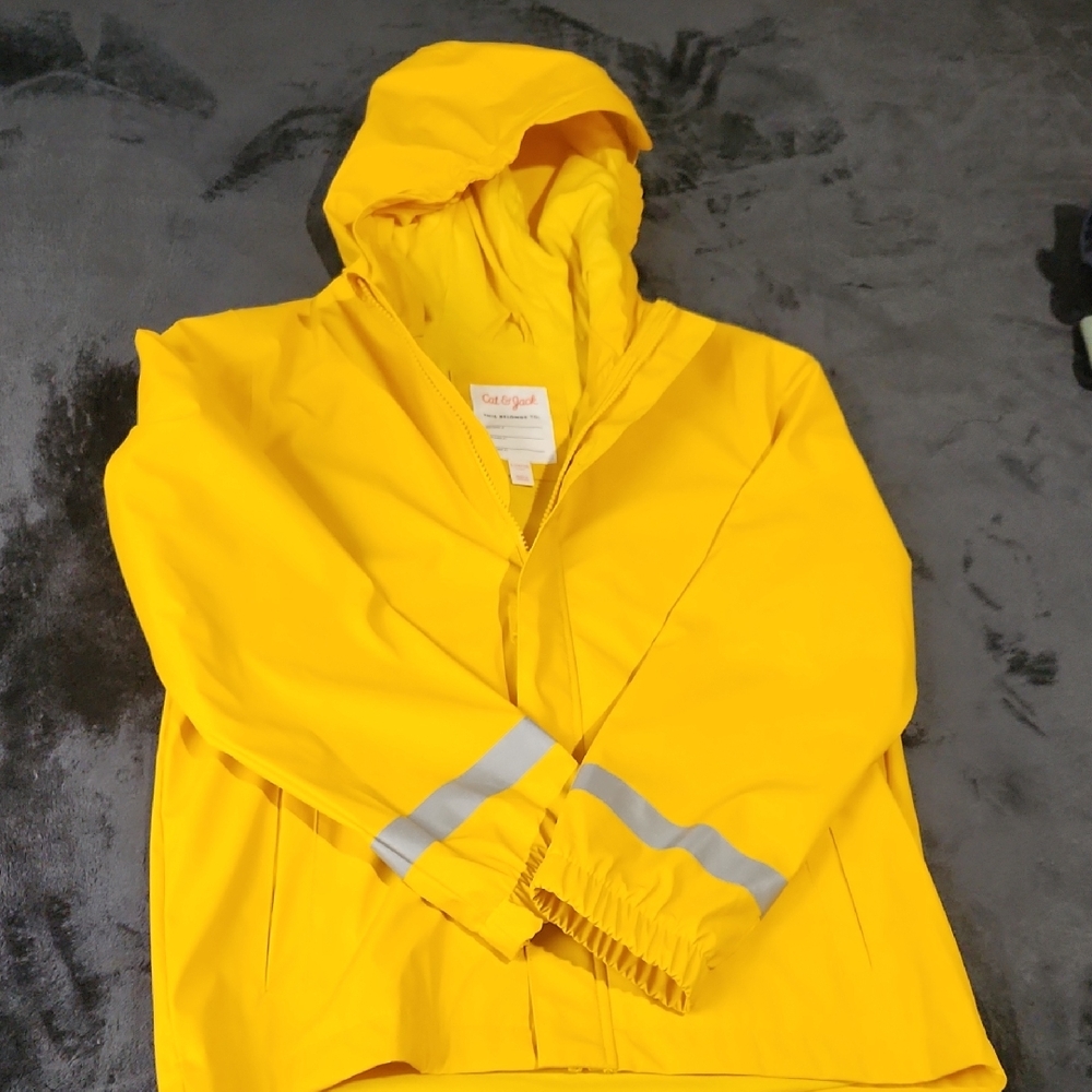 Cat & Jack Yellow Rain Jacket